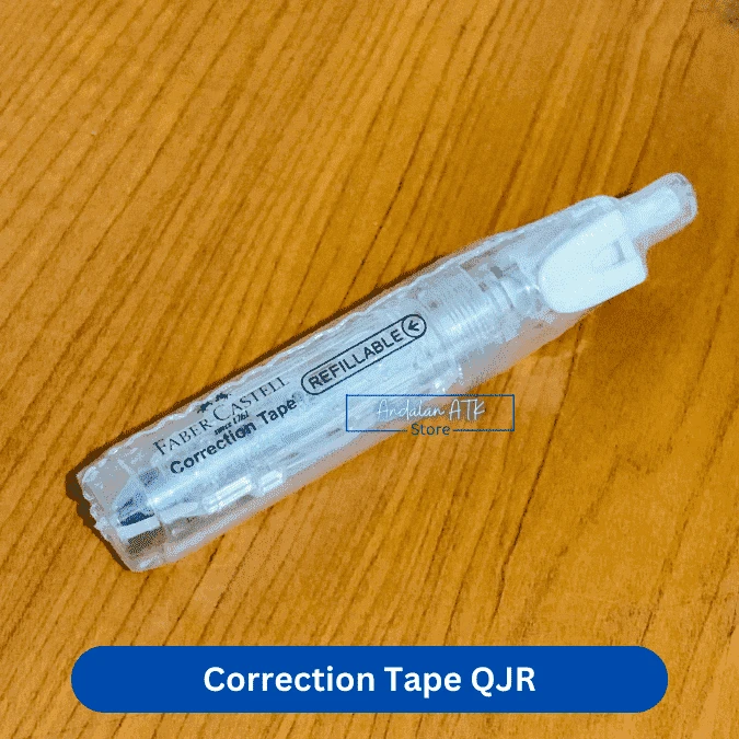 Tip Ex Kertas / Correction Tape Faber Castell QJR-506 Bening Transparan Tipex